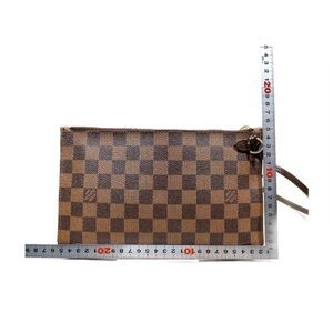 Louis Vuitton Authentic Damier ebone pouch